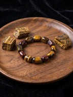 The TUMBLE TIGER'S EYE Bracelet (Lab Certified)
