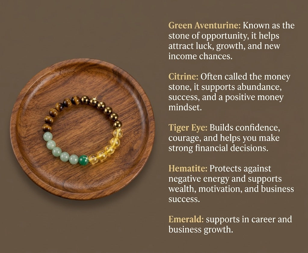 The POWERFUL MONEY MAGNET Bracelet (Lab Certified)