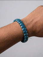 The Elegant BLUE APATITE Bracelet (Lab Certified)